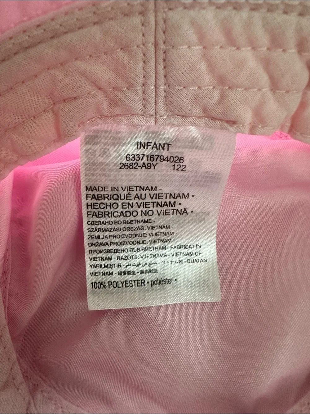 Nike Baby Bucket Hat - Pink and Mint
